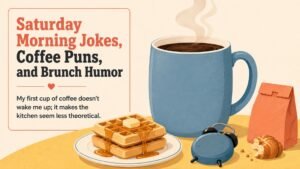 Saturday Morning Jokes, Coffee Puns, and Brunch Humor
