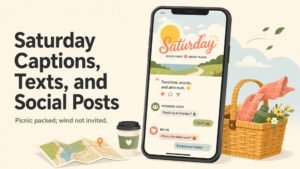 Saturday Captions, Texts, and Social Posts