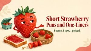 Short Strawberry Puns and One-Liners