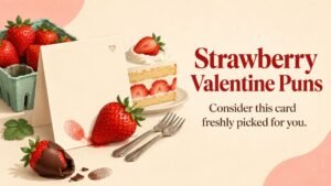 Strawberry Valentine Puns