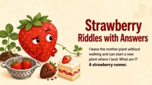 Strawberry Riddles with Answers