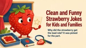 Clean and Funny Strawberry Jokes for Kids and Families