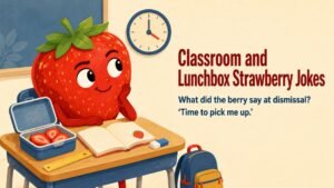 Classroom and Lunchbox Strawberry Jokes