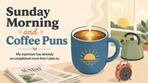 Sunday Morning and Coffee Puns