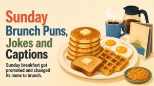 Sunday Brunch Puns, Jokes and Captions
