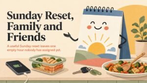 Sunday Reset, Family and Friends