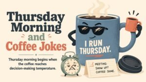 Thursday Morning and Coffee Jokes