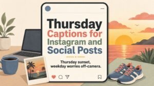 Thursday Captions for Instagram and Social Posts