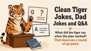 Clean Tiger Jokes, Dad Jokes and Q&A