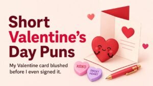 Short Valentine’s Day Puns and One-Liners