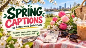 Spring Captions for Instagram and Social Posts Short Spring Captions