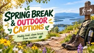 Spring Break and Outdoor Photo Captions