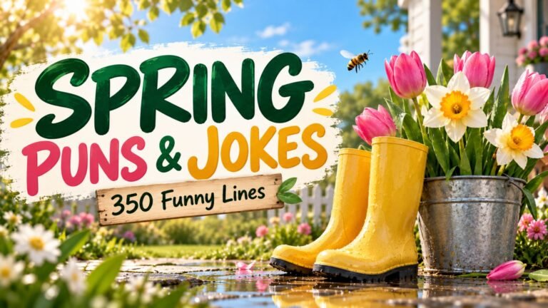 350 Funny Spring Puns and Jokes for Captions and Kids