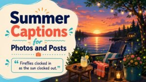 Summer Captions for Photos and Posts