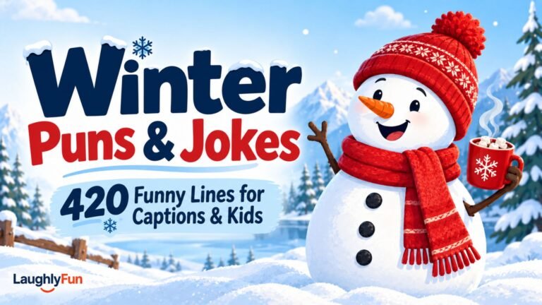 420 Funny Winter Puns and Jokes for Captions and Kids